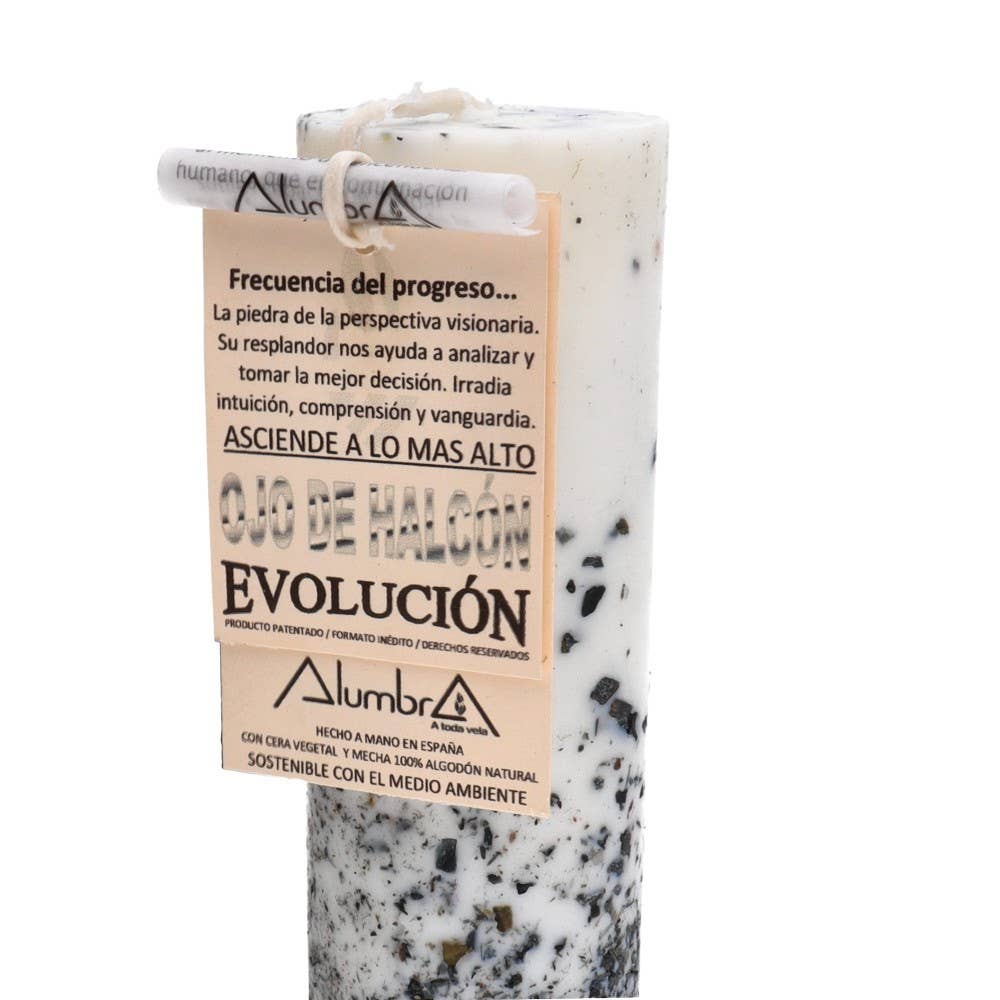 Vives de la Cortada S.L – Engroshandel Gavelys – Håndlavet stearinlys med Ojo af Halcon - Evolution1