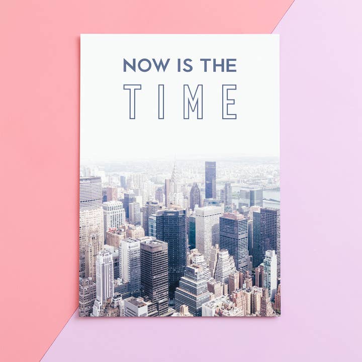 Now is the Time Print for wholesale by Neon Gray