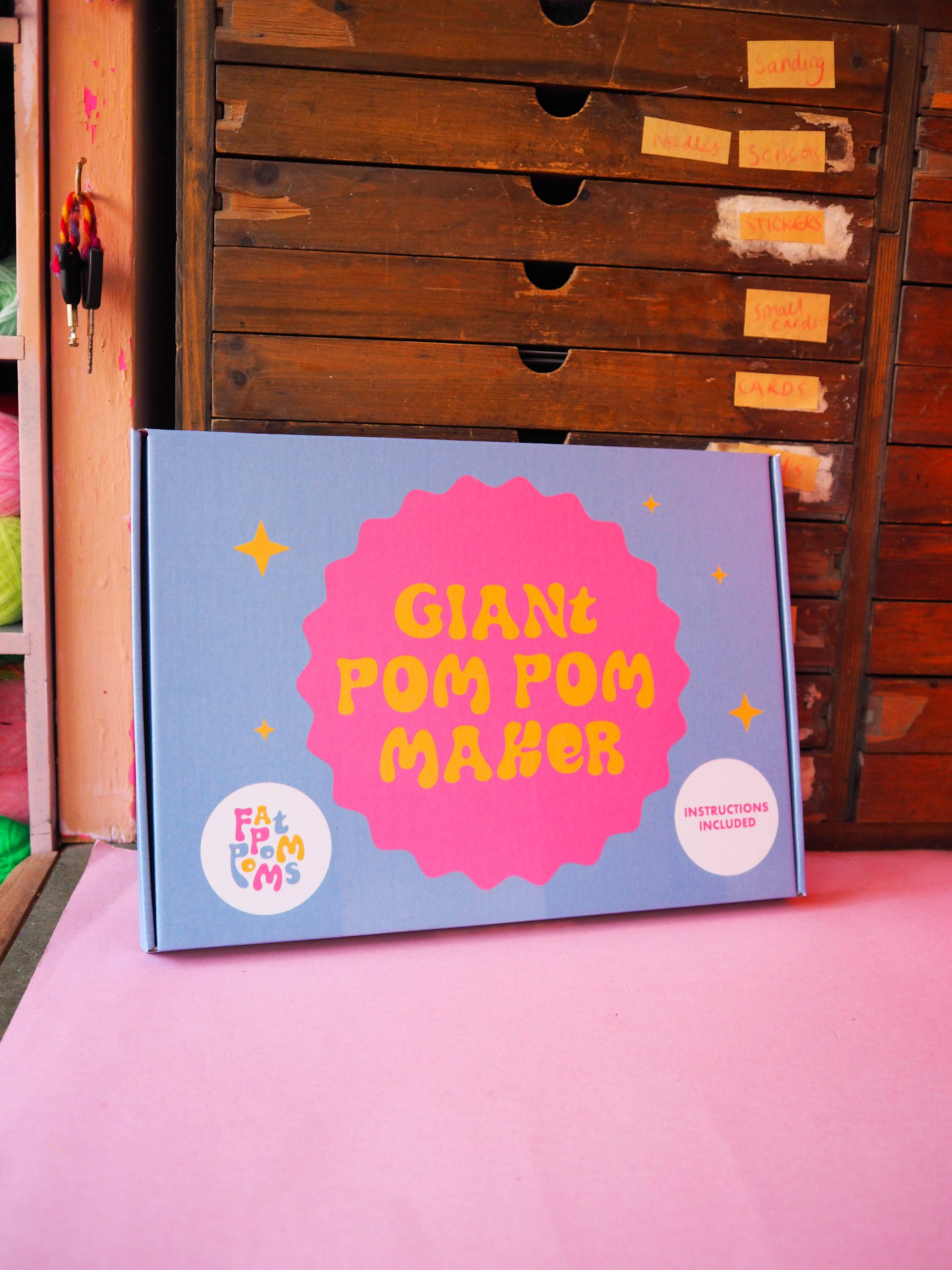 Fat Pom Poms – wholesale DIY craft kit – Bright Giant Pom Pom Kit8