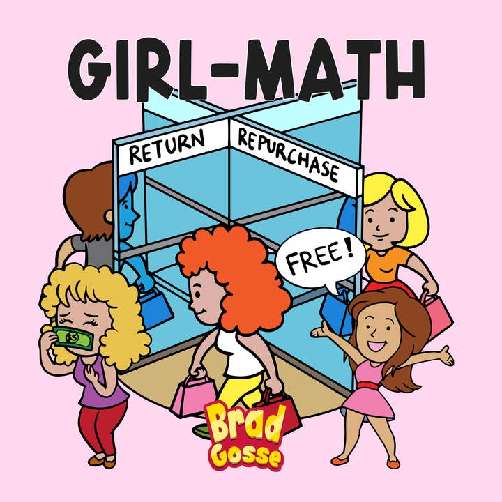Girl Math (Signed Copy) for wholesale by Brad Gosse