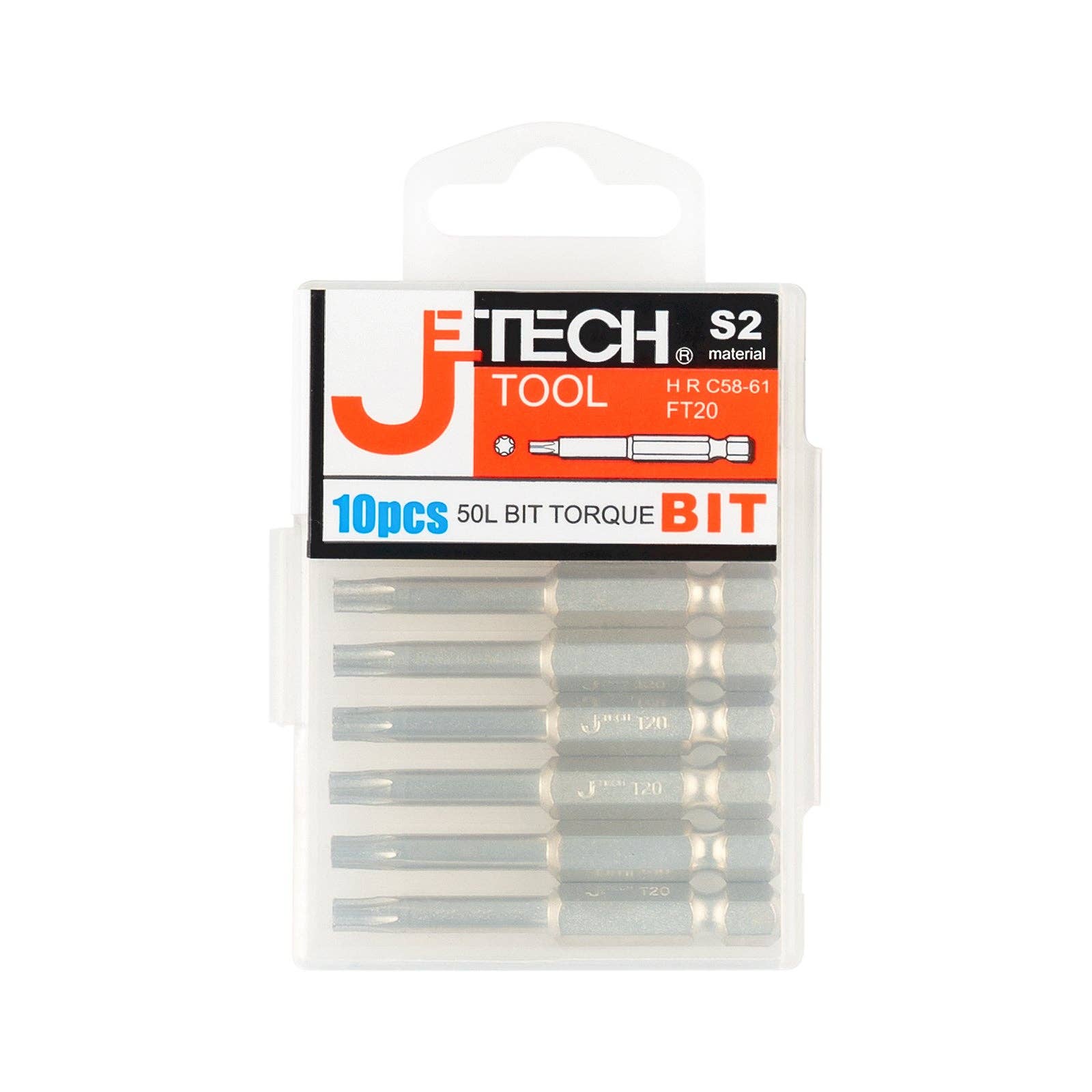 Sixale - Wholesale Handy Tool - Jetech 50mm T20 Magnetic Torx Bits, 10PCS5