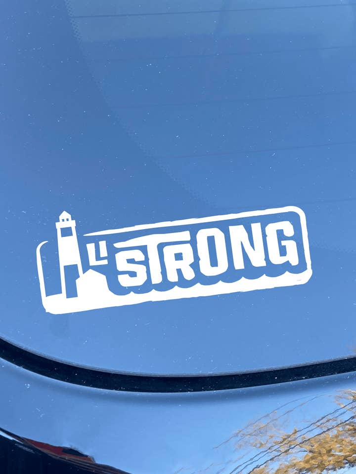 Long Island Strong Lighthouse Sticker for wholesale by Long Island Strong