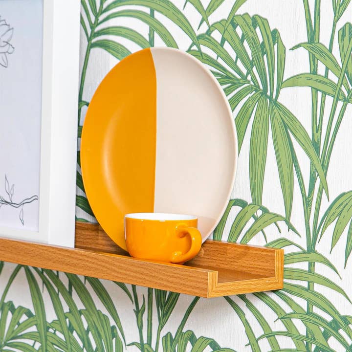 Rinkit Ltd ā wholesale Wall-mounted shelf ā 57cm Floating Picture Ledge Wall Shelf - Natural Beech - By Harbour Housewares2