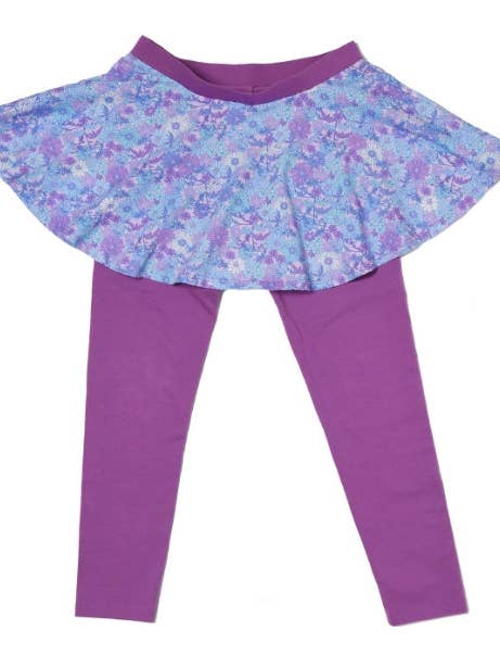 Leap Skeggings - Purple for wholesale by FUZEDwear