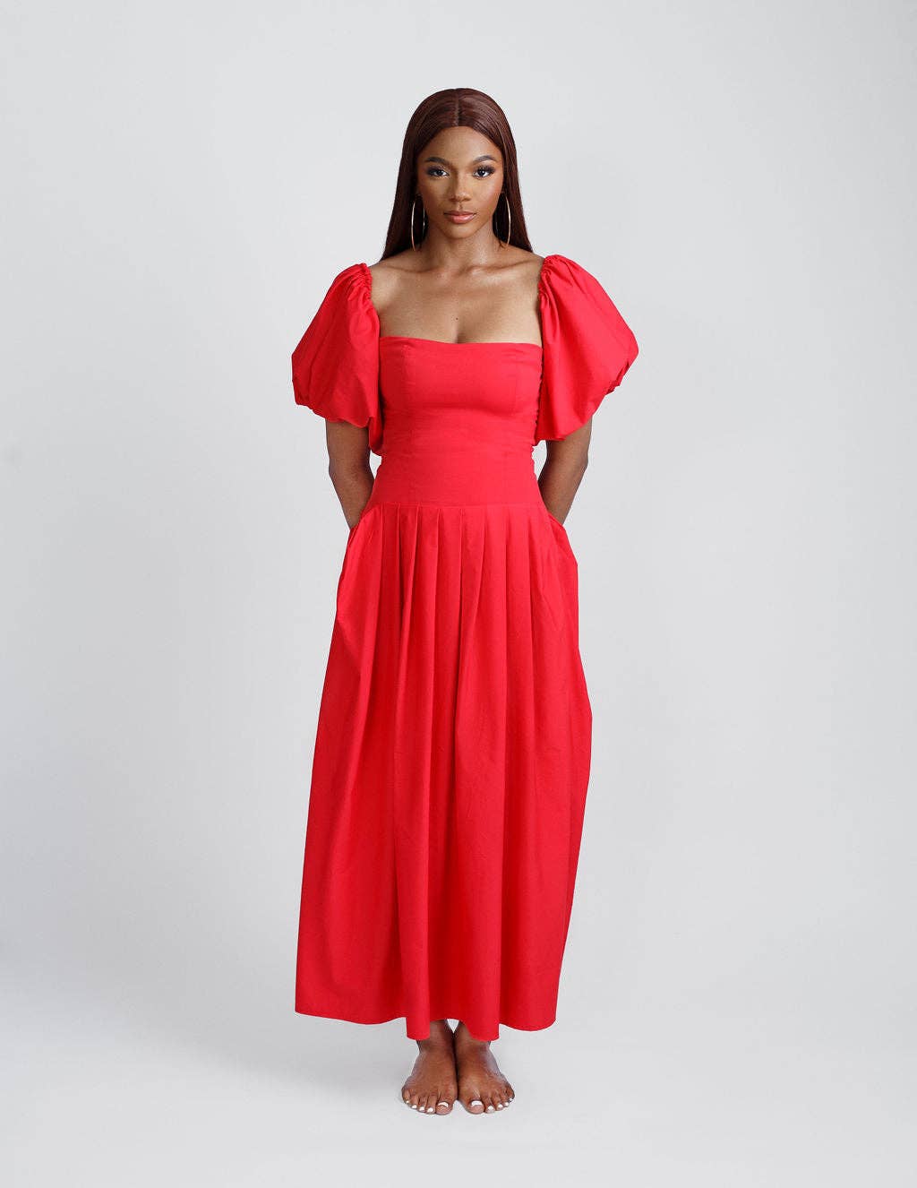 Kaiiko and Virgo - Wholesale Dress - Women's - Bella Fall Off Shoulder Maxi Dress4