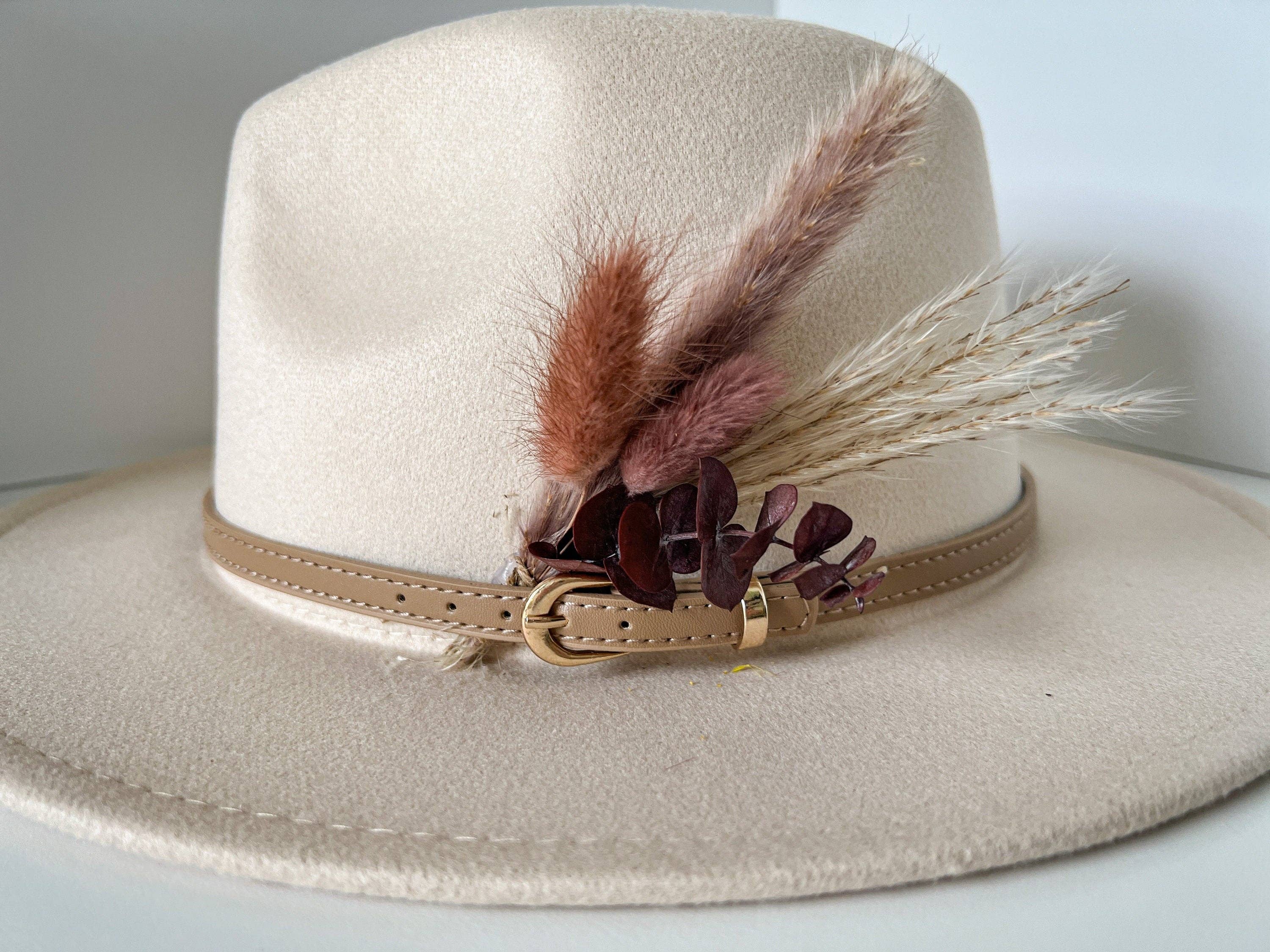 Withered Whimsy - Wholesale Hat Accessory - Women's - Hat Feathers - Maroon2