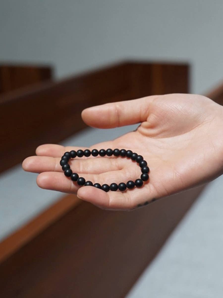BRANCO - Wholesale Beaded Bracelet - Earth Bracelet - Matte Black Onyx1