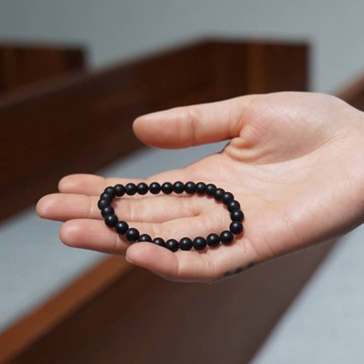 BRANCO - Wholesale Beaded Bracelet - Earth Bracelet - Matte Black Onyx1