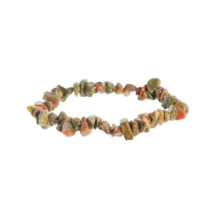 Stonebridge Imports - Wholesale Beaded Bracelet - Unakite Bead Bracelet1