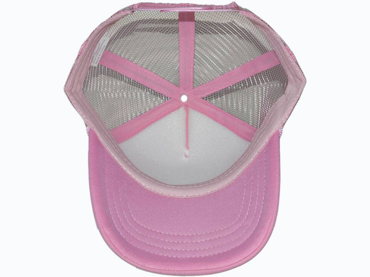 Buck Wholesale - Wholesale Trucker Hat - Unisex - Youth Size Blank Foam Trucker Hats - Foam Front Mid Profile15