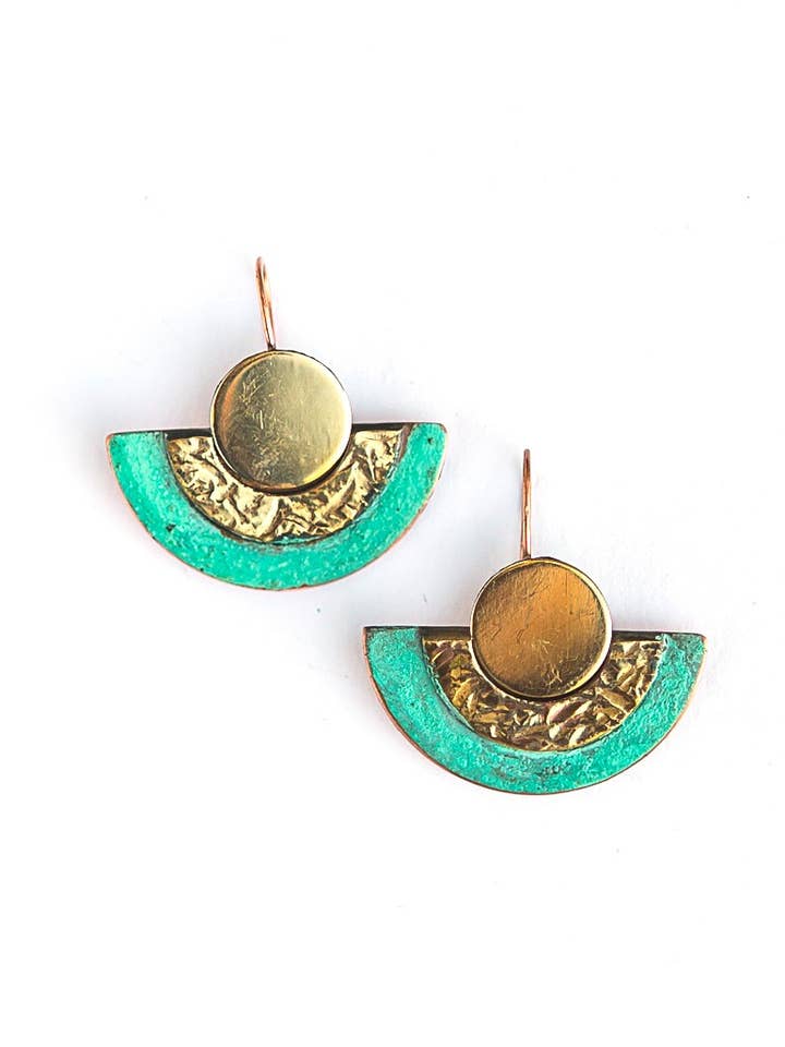 Pueblo Patina Earrings for wholesale by Fair Anita