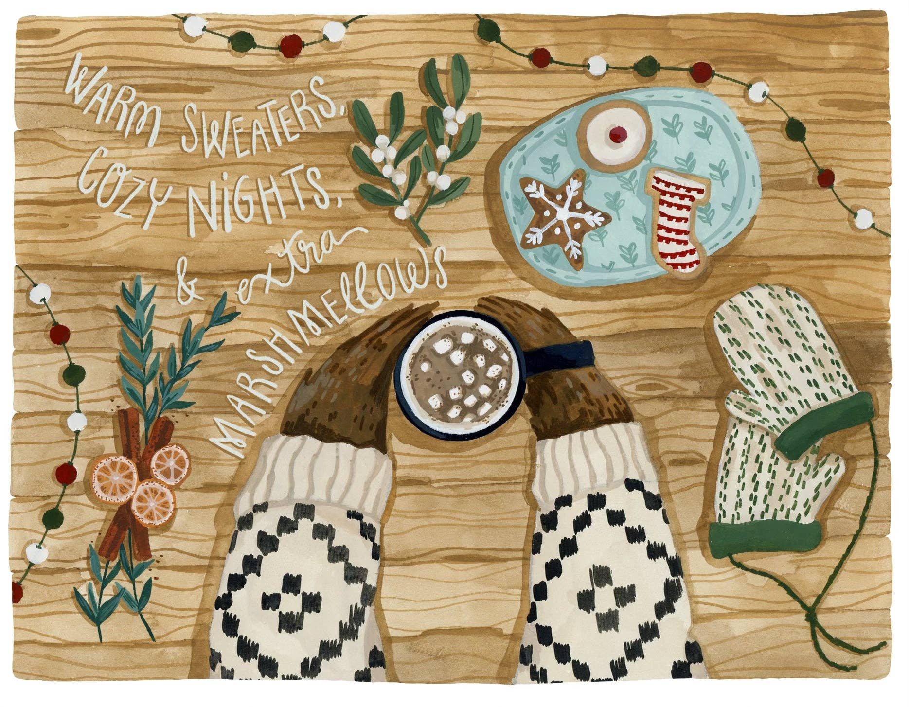 Canyon & Cove Art - Wholesale Christmas Card - Cozy Nights Christmas Card2