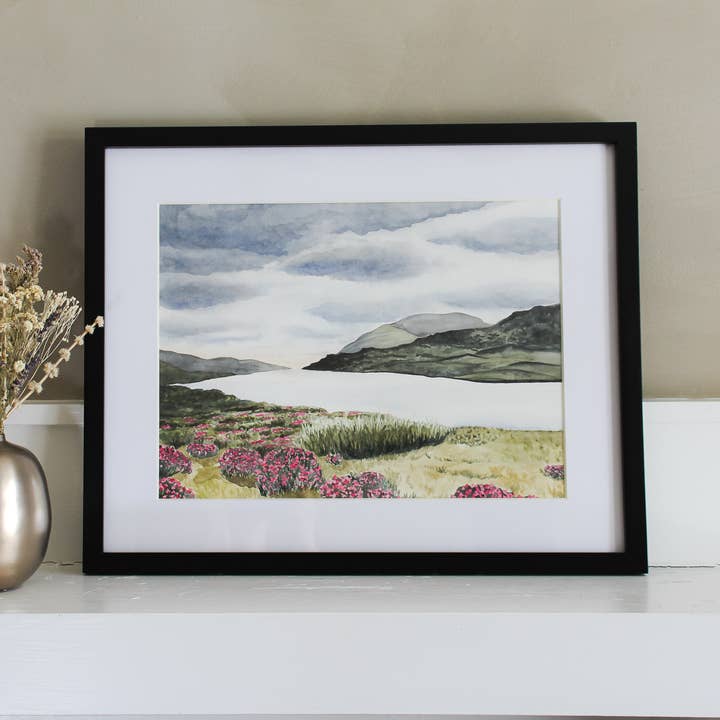 The Campbell Creative - Wholesale Art Print - "Irish Fjord" - Landscape Watercolor Print