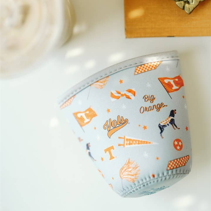 Gracefully Made Art - Wholesale Drink Huggers & Koozies - Tennessee Coffee Sleeve, Collegiate 3