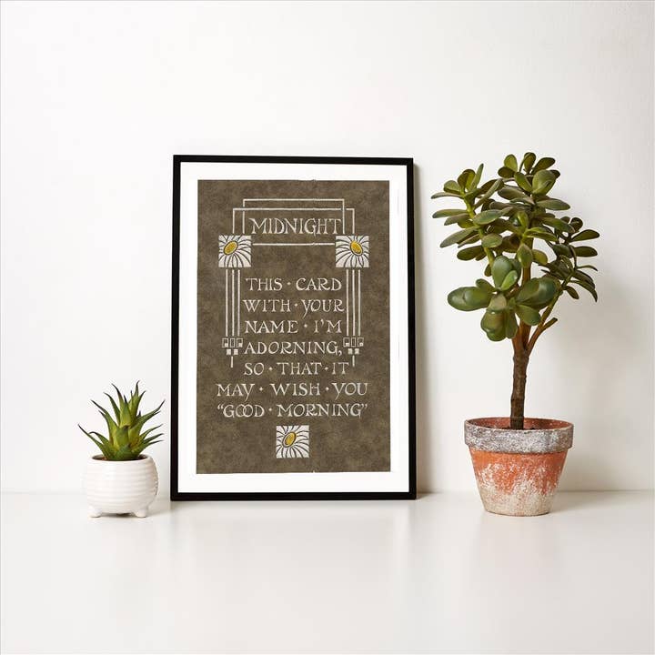Found Image Press – Engroshandel Kunsttryk – Kunsttryk SQ-148 Godmorgen Hilsen