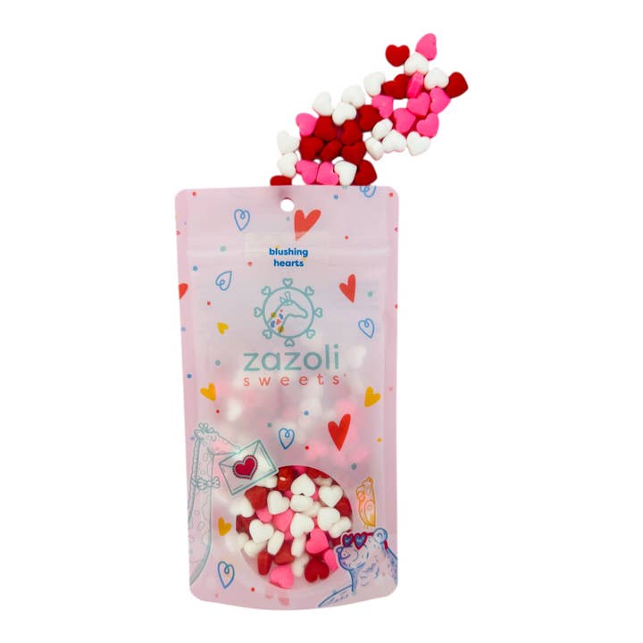 Blushing Hearts Candy for wholesale by Zazoli Sweets LLC