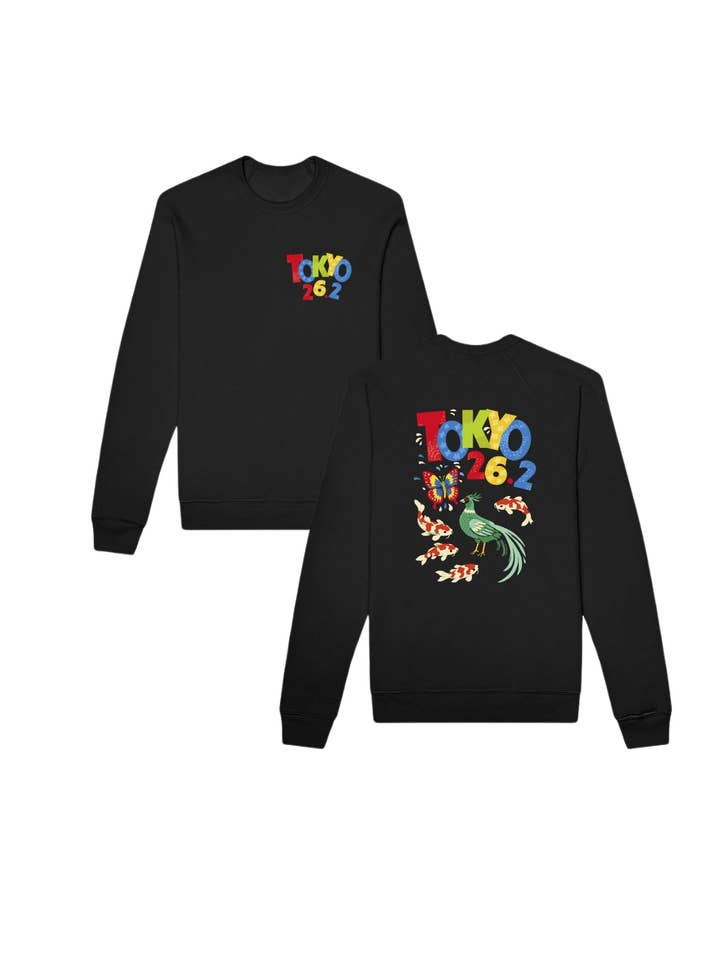 Vintage Black Tokyo 26.2 Sweatshirt for wholesale on Faire2