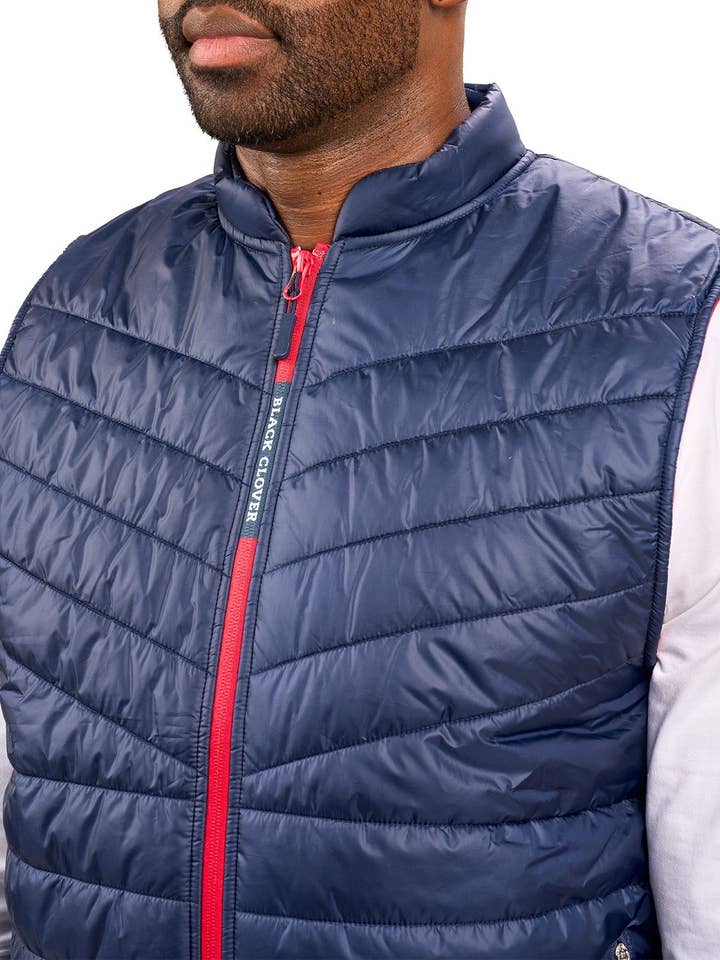 Black Clover - Wholesale Outerwear Vest - Men's - Jaxon Quilt Vest1