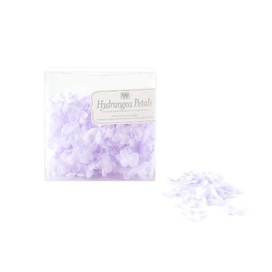 Lavender Silk Hydrangea Petals for wholesale on Faire1