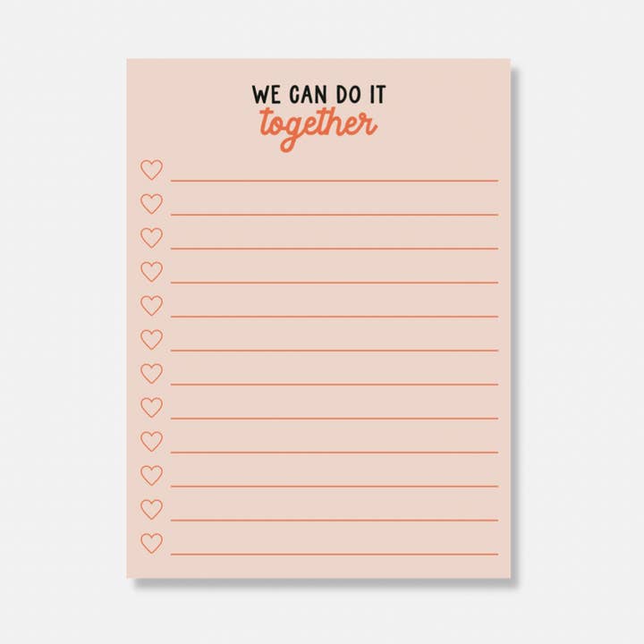 Cute Notepad Grocery List Pad for wholesale by Good and Human