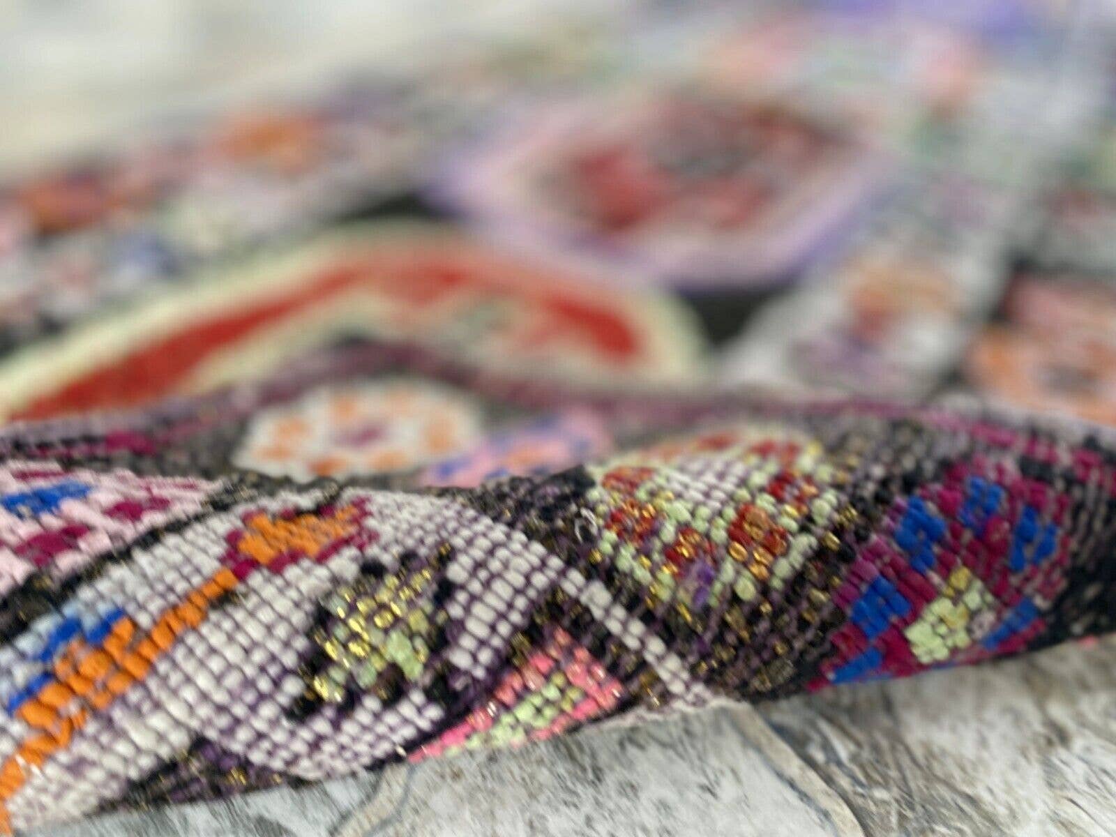 Oushak Rugs - Vente Tapis de couloir - Tapis Vintage Herki Tribal Turc Fait Main en Laine1