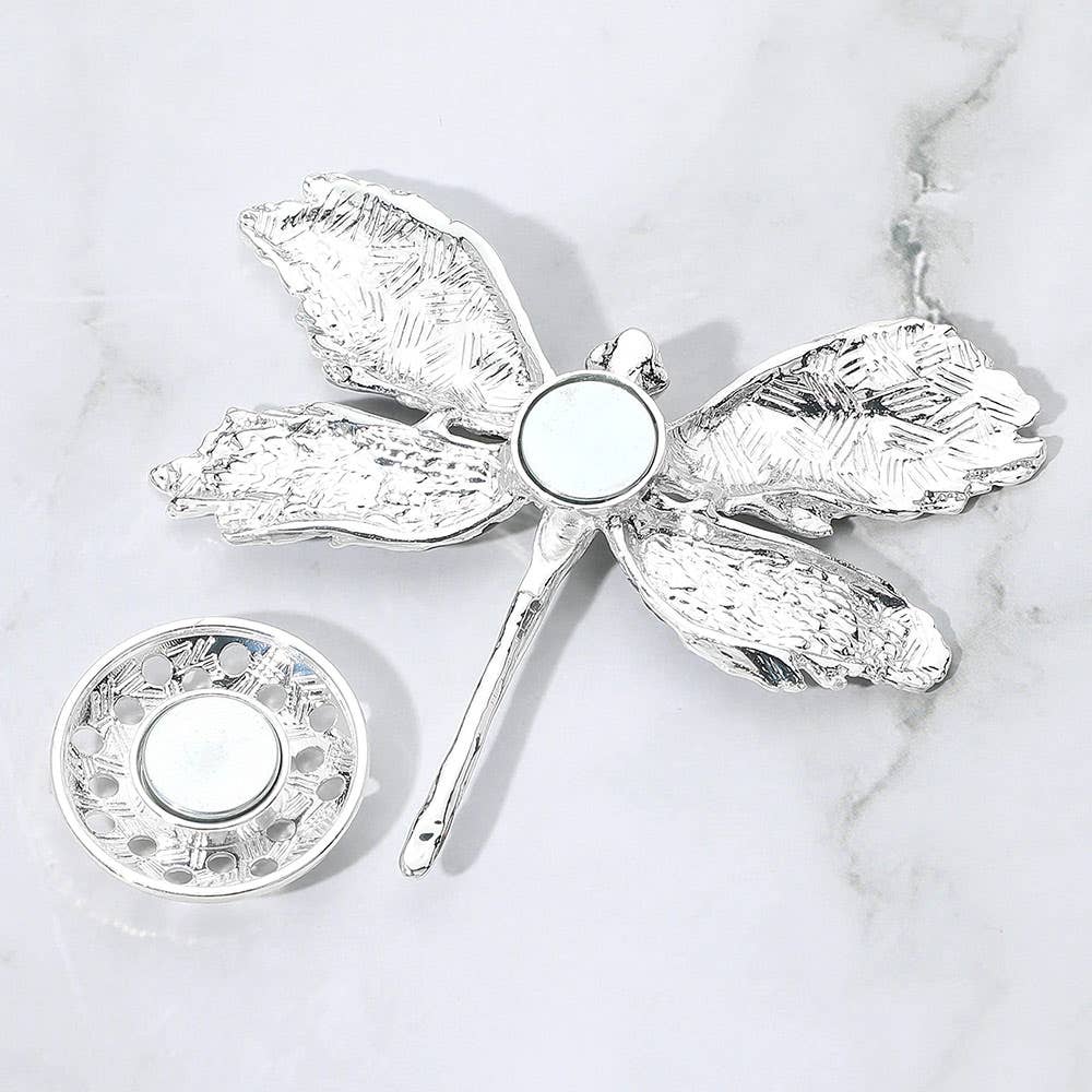 Sensibling Corp. – wholesale Brosch – Färgad Metall Trollslända Magnetisk Brosch4