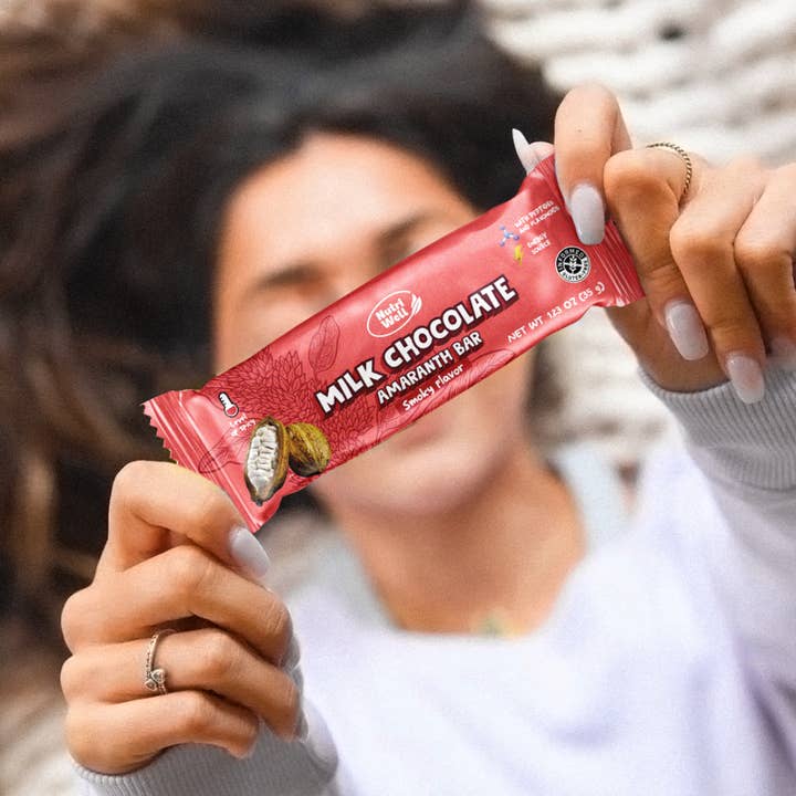 Almazen - Wholesale Snack Bar - Milk Chocolate Crunchy Pop Bar 5 boxes (7 Bars) | Nutriwell6