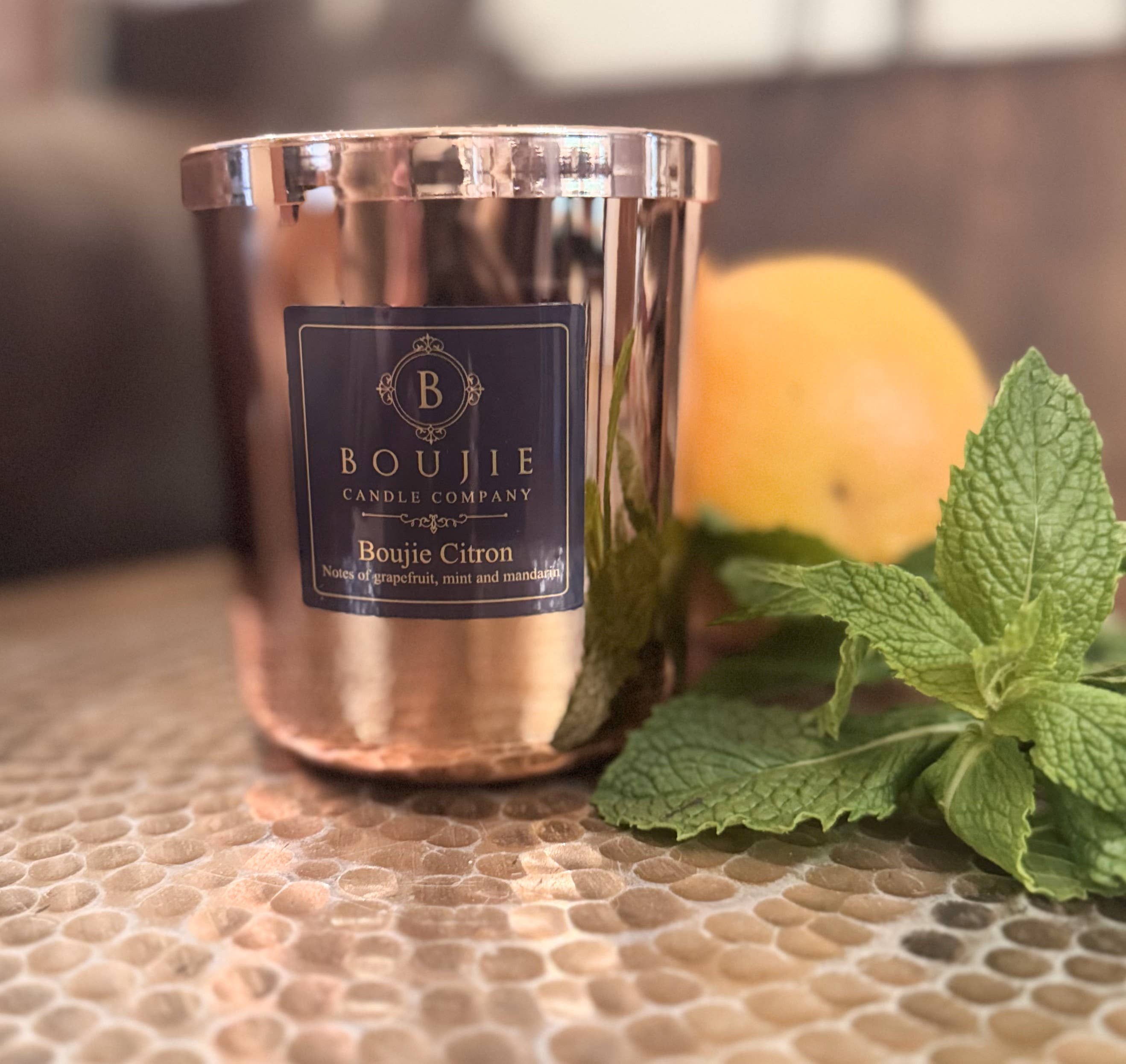 Boujie Candle Company - Wholesale Jar/Filled Candle - Boujie Citron1