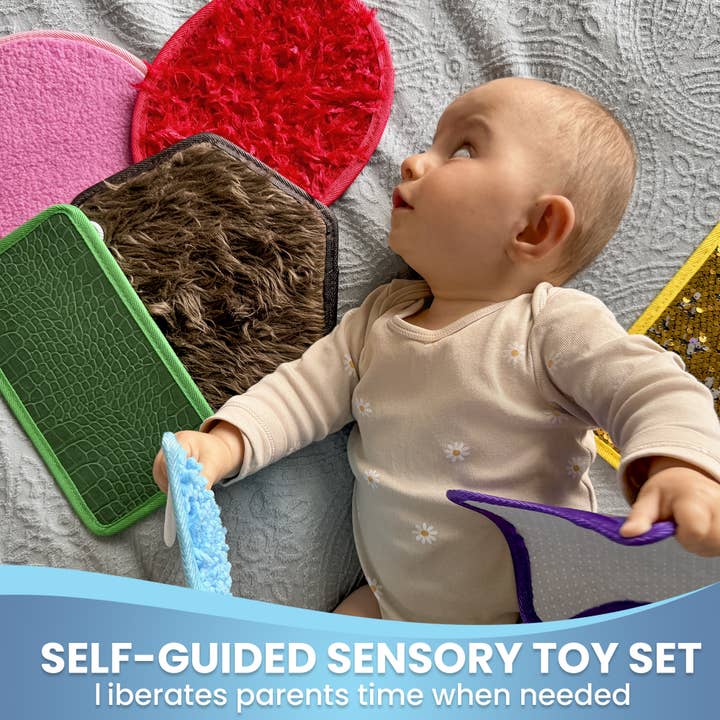 QUOKKA - Wholesale Toy Set - Kids - Shapes & Texture Sensory Toys for Kids | 8 pieces
