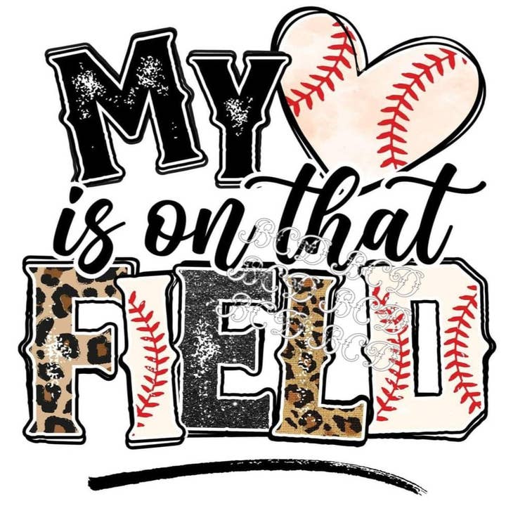 Baseball Heat Transfer for wholesale by BCD