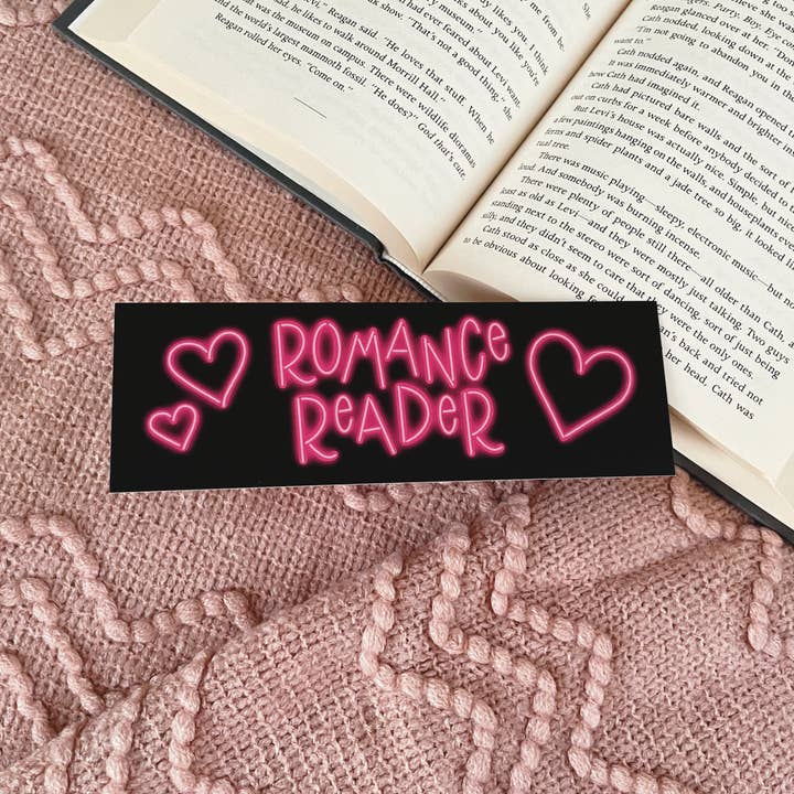 Romance Reader bookmark for wholesale by The Peachy Polka Dot