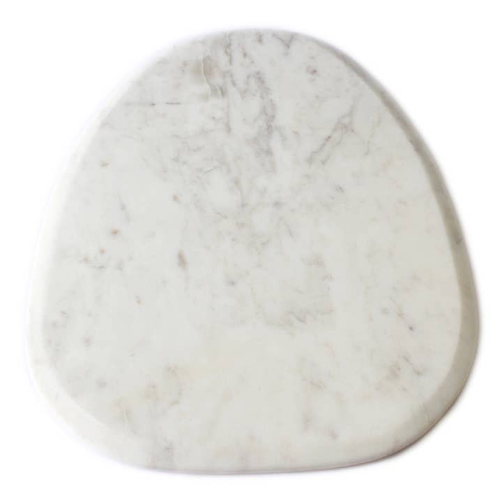 White Marble Cheese Plate 18" x 12" for wholesale by BIDKhome