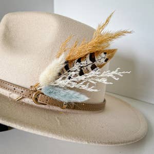 Large Turkey Hat Feather Australian Hat Feather Mens Wedding Hat Feather  Boho Feather Hat Accessory Ethically Sourced Feathers 