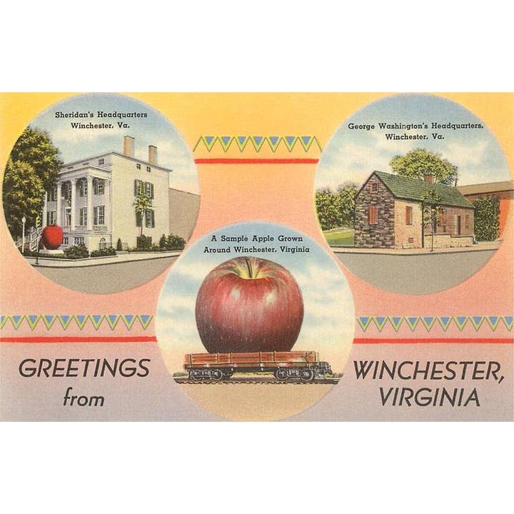 Found Image Press - Wholesale Postcard - Postcard VA-283 Greetings from Winchester