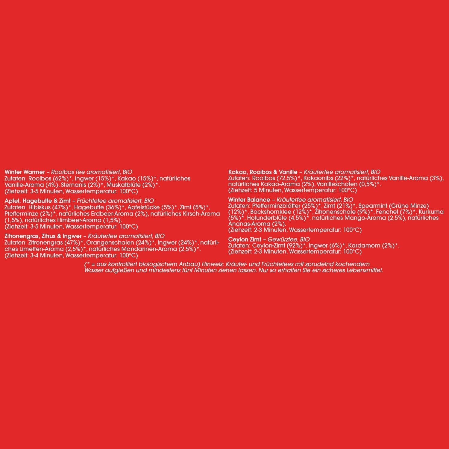 Royal Nature GmbH & Co. KG - Wholesale Tea Bags - ETS - Winter Tea Gift "Oh Christmas Tree", ORGANIC, 6 Pyramid Bags5