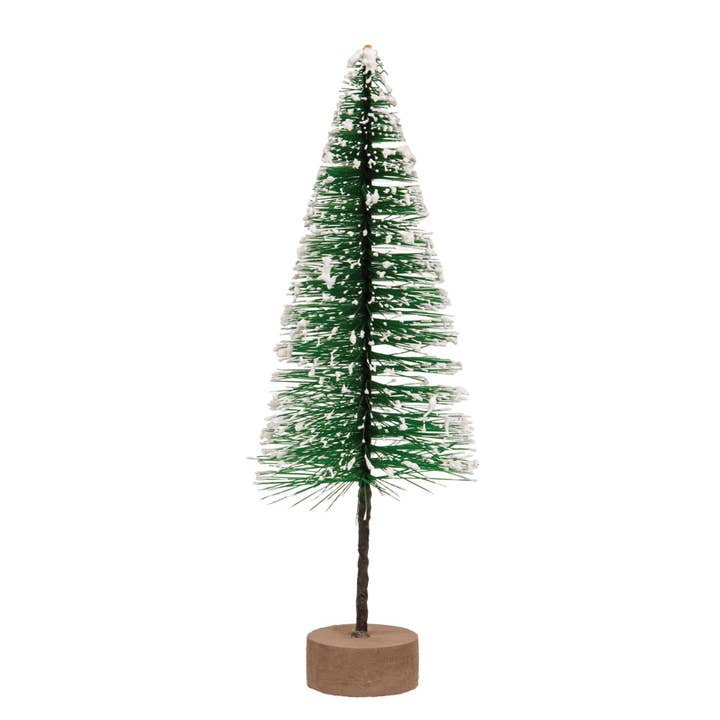 Besneeuwde flessenborstelboom, 8" voor wholesale door Col House Designs