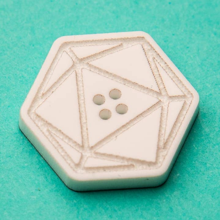 D20 Button for wholesale by OddBorn