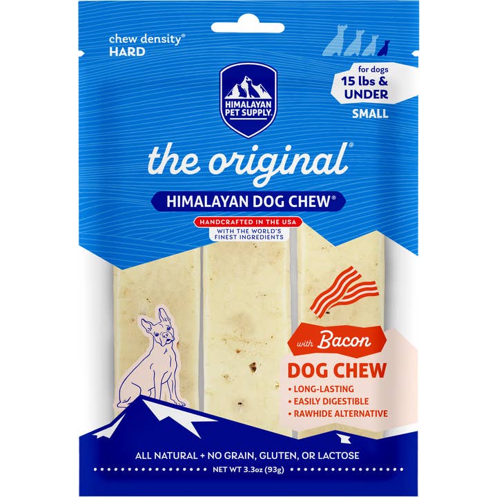 Himalayan Dog Chew Bacon Small for wholesale by Himalayan Pet Supply