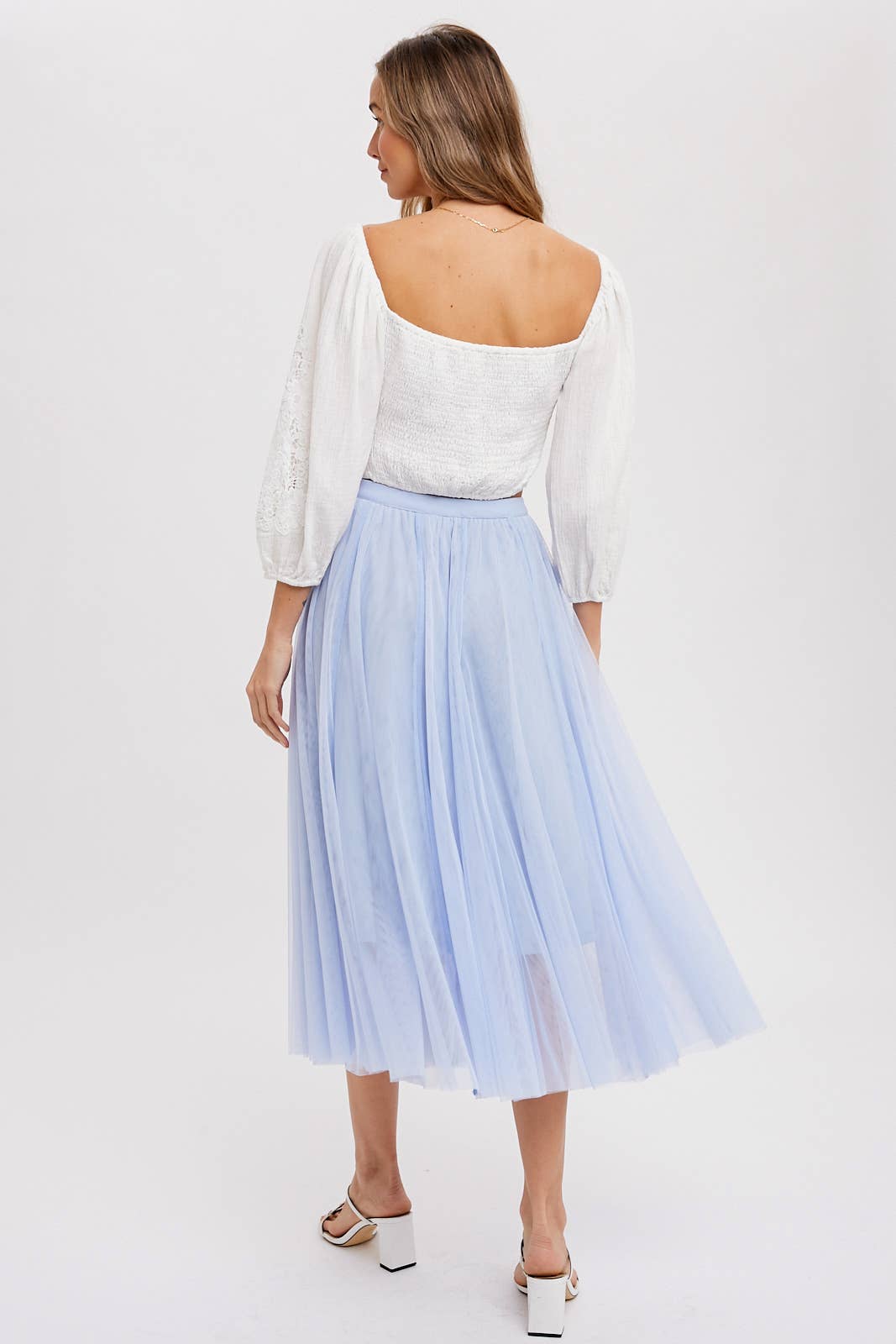 Bluivy - Wholesale Skirt - Women's - TULLE MIDI SKIRT24