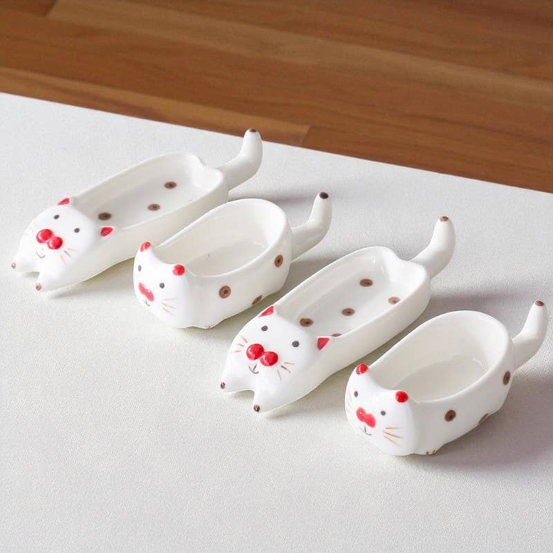 Homerely (We Cover All Import Duties) – Großhandel Gewürz-/Dipschale – Niedlicher Katzen-Keramikteller – Kreativer Soßen- & Snackteller4