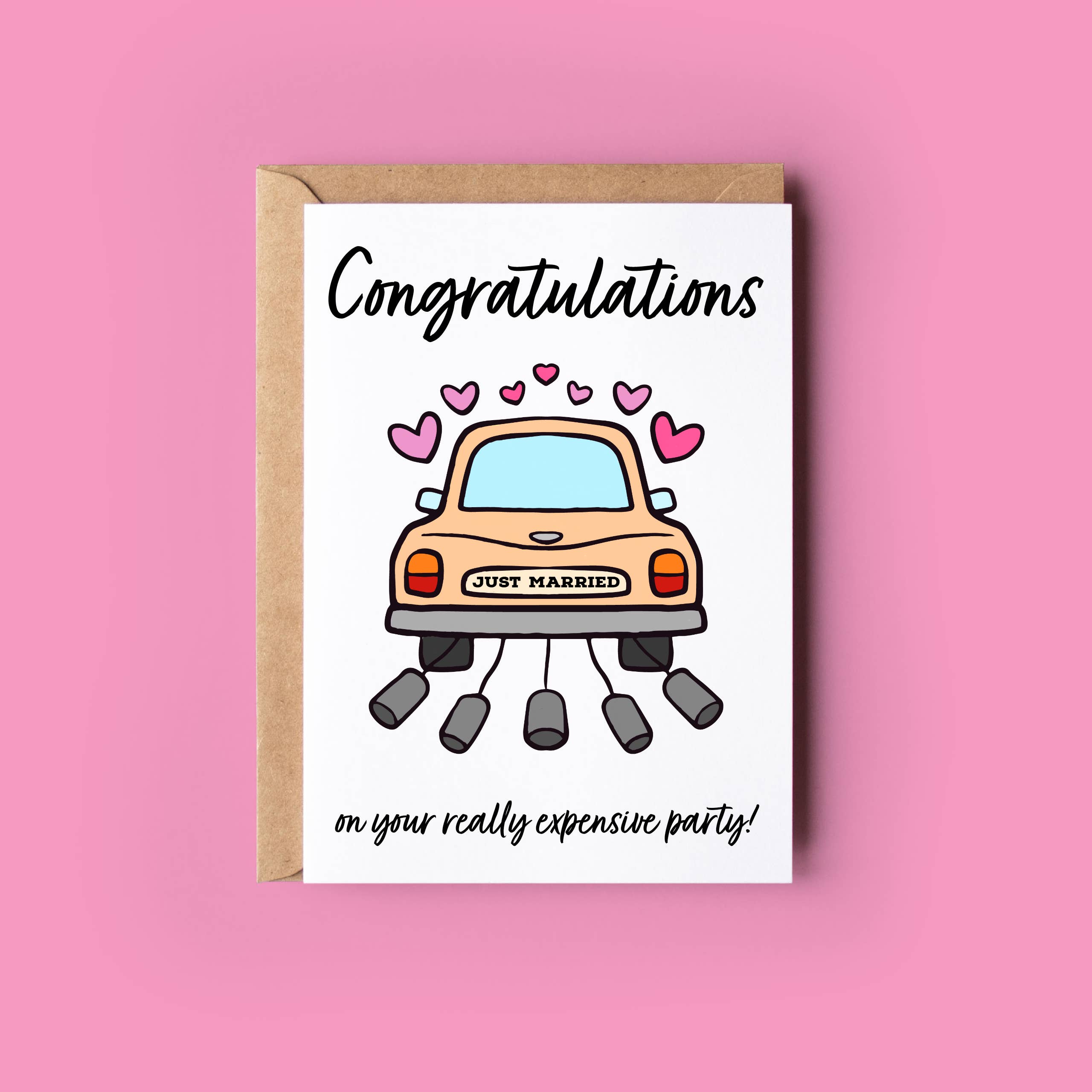 Wonky Cards – Großhandel Hochzeitskarte – Wirklich teure Party