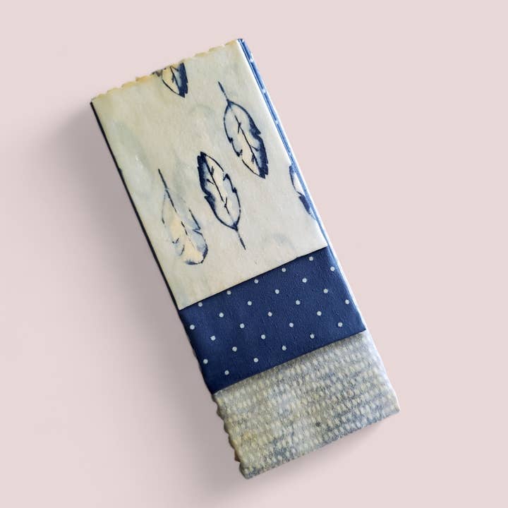 Weslee Rose - Wholesale Food storage wrap/bag - Reusable 3pk SML Beeswax Wraps, 12ct Case 3