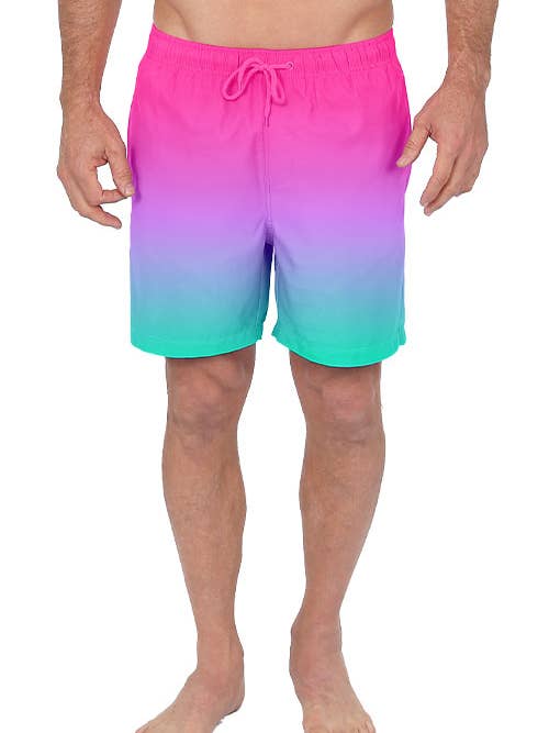 Unisex Swim Gradient Shorts #1810 for wholesale by Uzzi