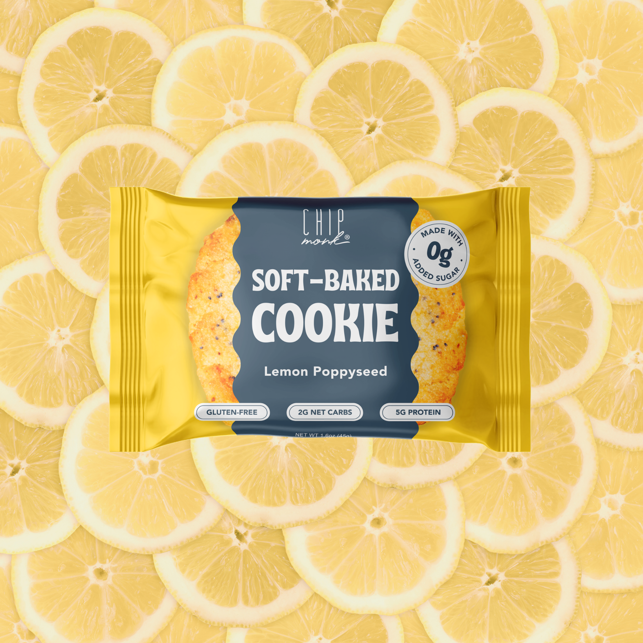 ChipMonk Baking - Wholesale Cookie - Lemon Poppy Seed Keto Cookie2