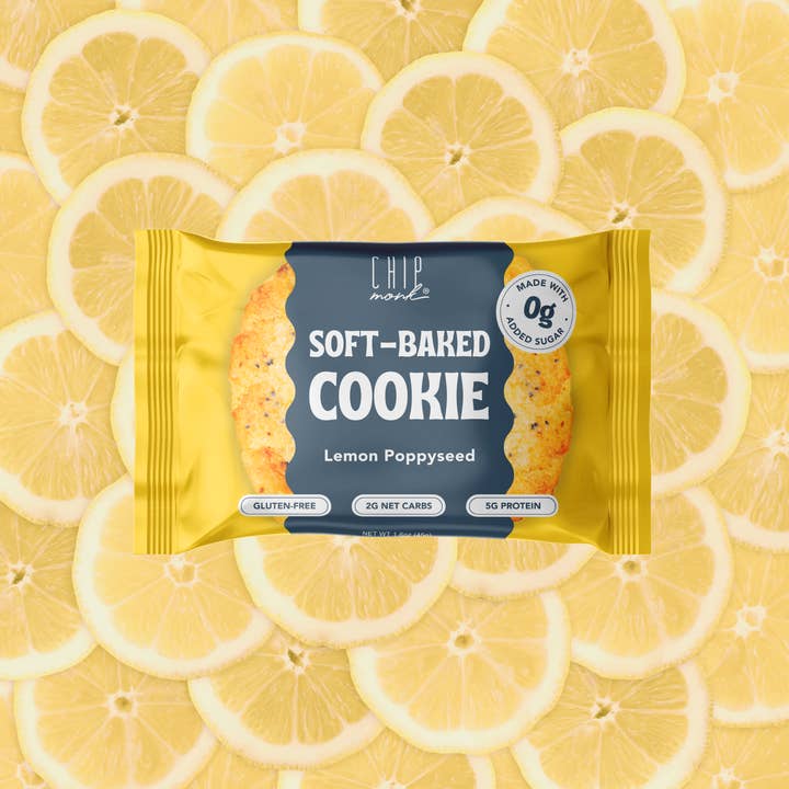 ChipMonk Baking - Wholesale Cookie - Lemon Poppy Seed Keto Cookie2