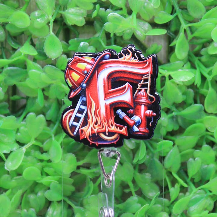 Hylidae Boutique - Wholesale Badge Accessory - Women's - Firefighter Badge/ID Holder Reel0
