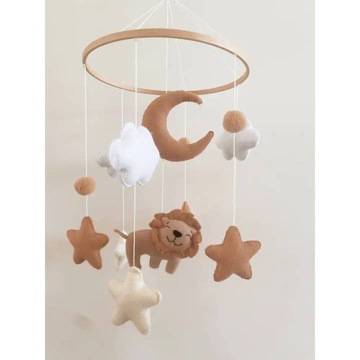 Lion Nursery Mobile for wholesale by Timber Tinkers