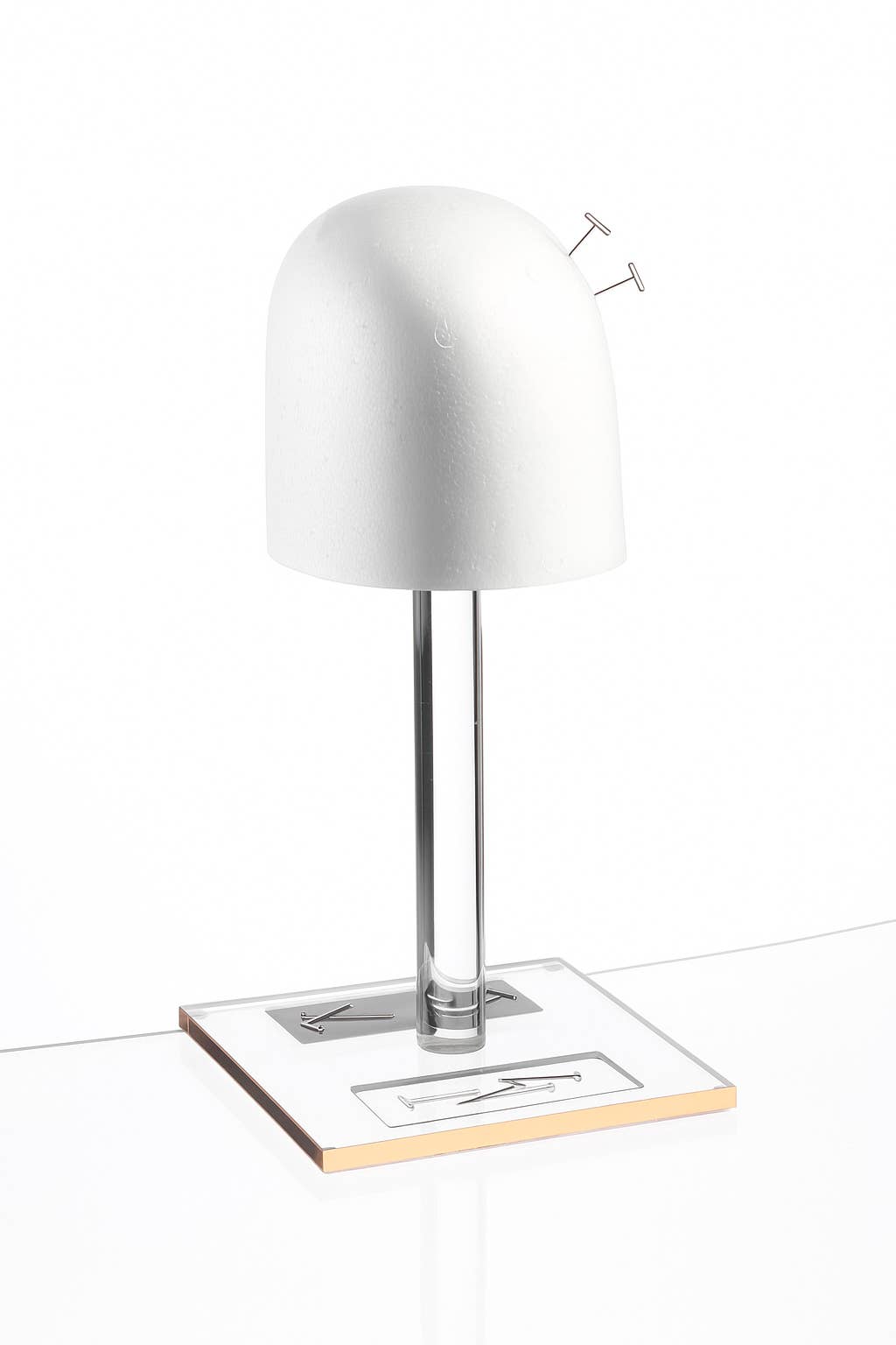 Waterdale Collection - Wholesale Decorative tabletop object - Classic Lucite Wig Head