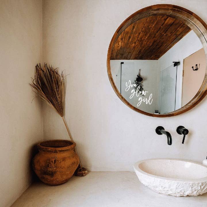 You Glow Girl Mirror Decal for wholesale by Urbanwalls