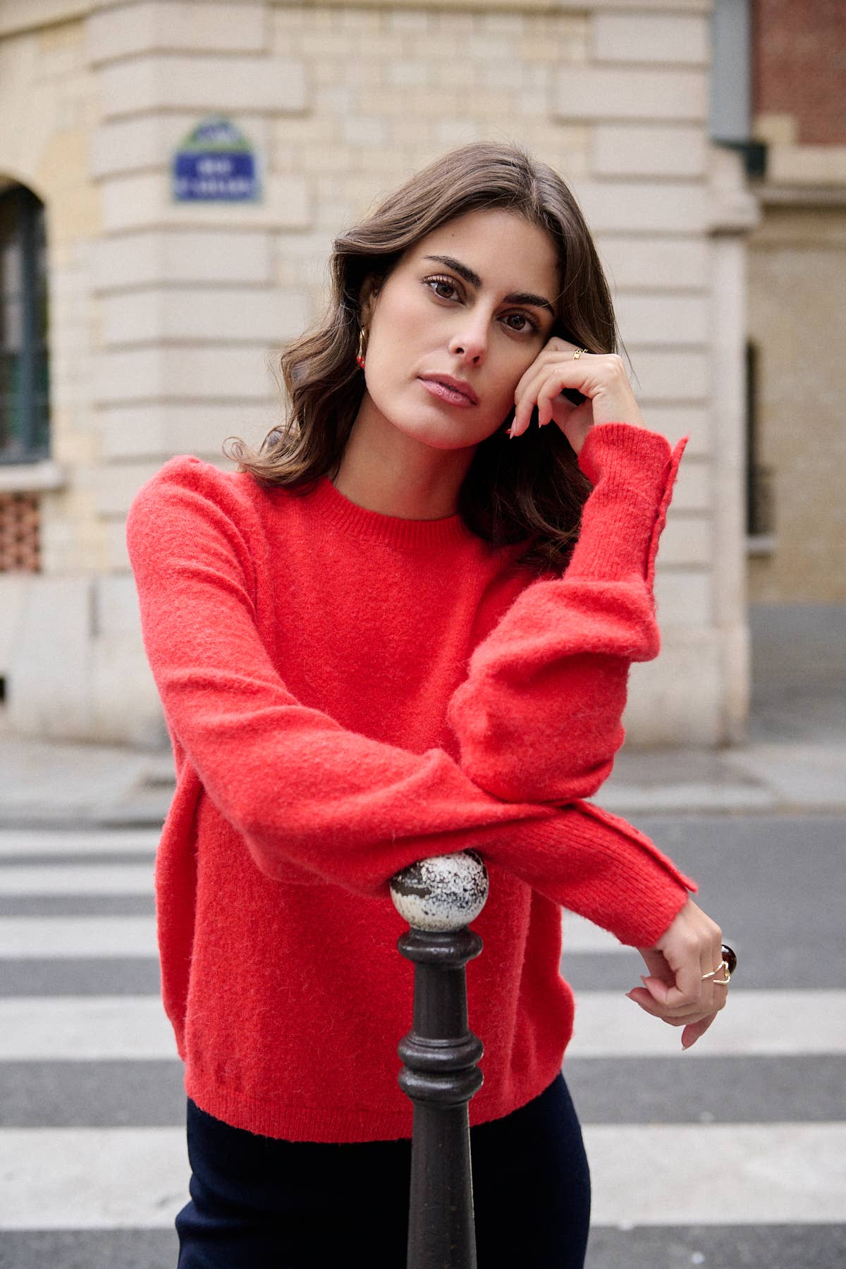 Nathael Paris - Wholesale Pullover-trui - Dames - Trui van alpaca en wol met ronde hals10